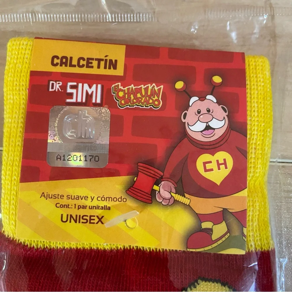 Dr. Simi Chapulin Colorado Colaboration Long Socks Red/Yellow Unisex Comfy Soft